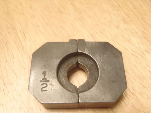 Kearney blackburn od58 compression crimper tool 1/2 &#034;o&#034; type die set huskie for sale