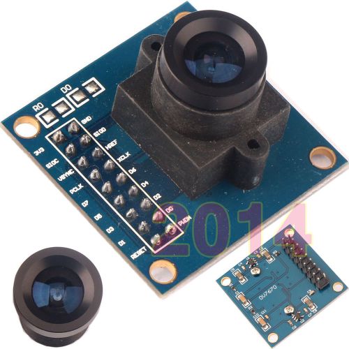 Vga ov7670 camera module 300kp 640x480 lens sccb i2c interface cmos arduino mcu for sale