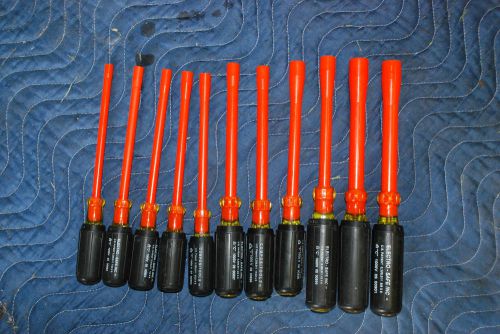 11 pc. set 6`` long composite nutdriver for sale