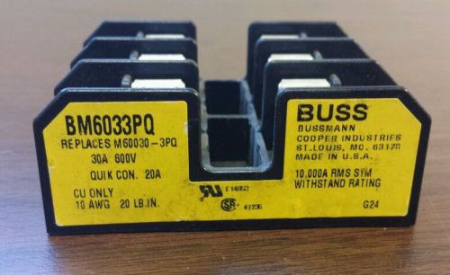 Buss Fuse Block Holder BM6033PQ 600V 30A