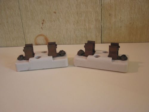 Pair of Vintage Ceramic Fuse Blocks by Bryant 1929 - VGC