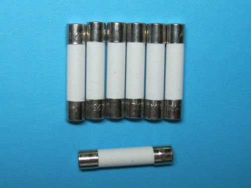 500 Pcs Ceramic Fuse 12A 250V 6mm x 30mm Fast Blow