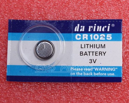 5PCS 3V CR1025 Button batteries Li Battery for Car Remote Control