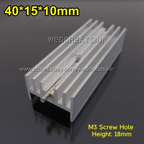 100pcs 40*15*10 mm to220 / to-220 aluminum radiator heatsink with needle for sale