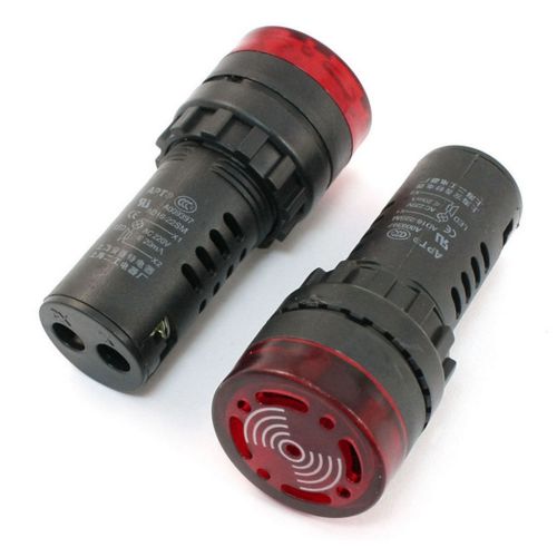 10pcs 12v led buzzer fault signal red indicator lamp alarm light for sale