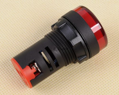 DC 24V 22 mm hole LED Indicator Pilot Signal Light Lamp Red