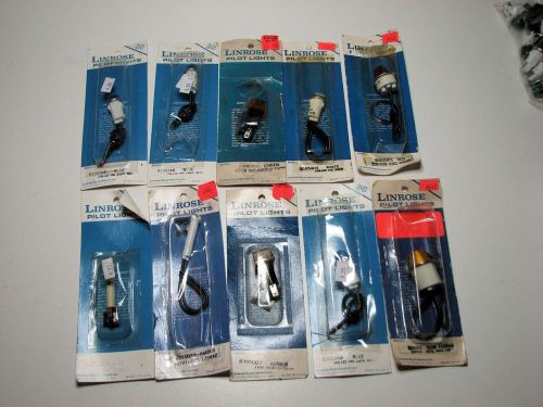 Lot of 24 linrose pilot lights assorted and 26 others new for sale