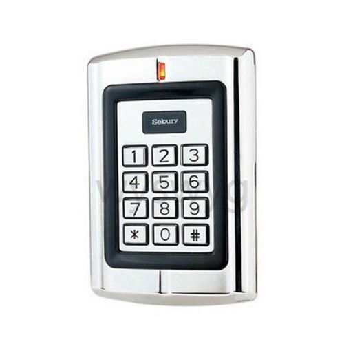 125K Wiegand26 Bright Chrome RFID Reader Keypad Weatherproof R3-K/BC 2100