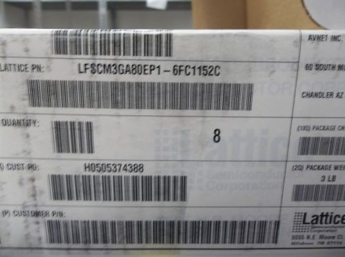 LATTICE Leaded FPGA SCM80 BGA1152-6 Speed,LFSCM3GA80EP1-6FC1152C -Qty 8