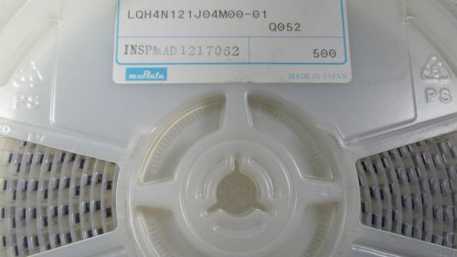 (x500) murata 120uh, 150ma, 5% inductor, lqh4n121j04m00-01 (370) for sale