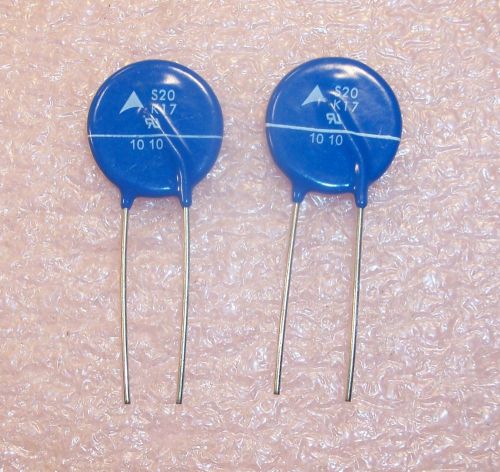 QTY (25) S20K17 EPCOS 17V SIOV MOV 20mm VARISTORS B72220S170K101 ROHS