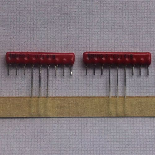 BI TECHNOLOGIES 10 KOHMS SIP BUSSED RESISTOR NETWORKS (24 PCS)