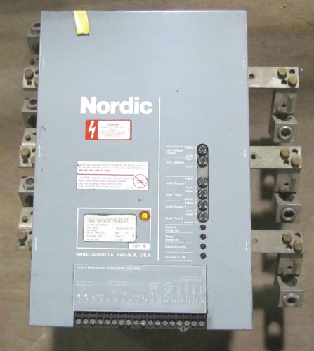 1 nordic 100 hp solid state reduced voltage induction motor controller 26a32v00 for sale