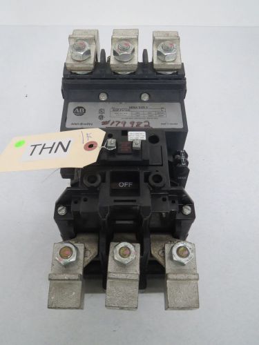 Allen bradley 500f-fod930 120v-ac 200hp 270a amp size 5 motor starter b404466 for sale