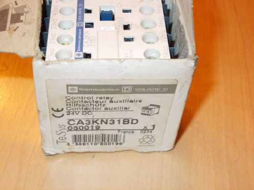 Telemecanique Square D Control Relay CA3KN31BD New In Original Box!