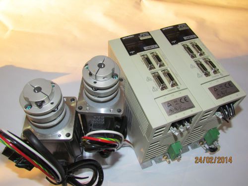 MITSUBISHI HC-MF-43-S11/ MR-J2-40B-S73-A10 AC SERVO MOTOR &amp; DRIVER(1 LOT 2PCS)