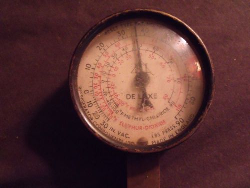 Vintage Refrigerator Components LTD England FCI Deluxe Gauge Sulphur Dioxide