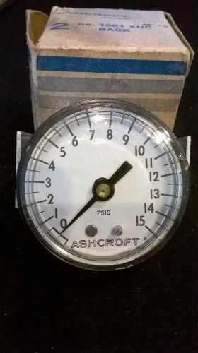 Ashcroft Pressure Guage  2&#034;  0 To 15 PSIG