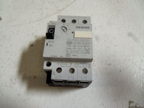 SIEMENS 3VU1300-0MF00 CIRCUIT BREAKER *USED*