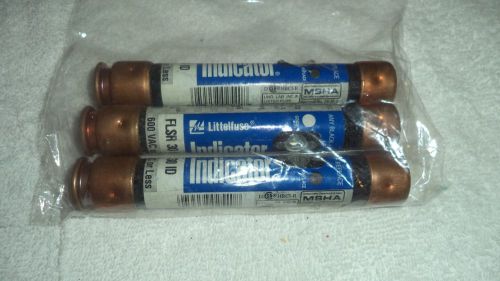 LITTLEFUSE INDICATOR FLSR 30 ID / 600V / LOT OF 3