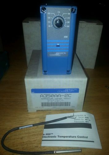 JOHNSON CONTROLS A350AA-2C TEMPERATURE CONTROL MODULE 90-250 DEG F 24VAC NIB