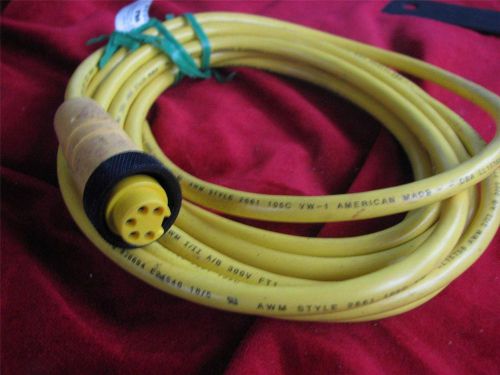 Lumberg Mini-Change Cordset 5 Pole Fem 6&#039; 18/5  4M PVC Cord P/N RK-50694/4M