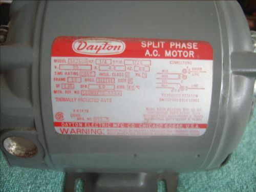 DAYTON 5K260 1/4 HP MOTOR split phase a.c. motor