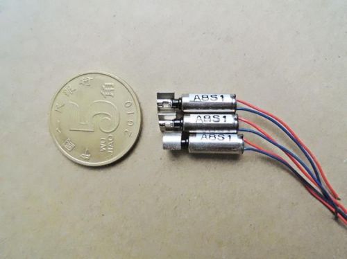 5pcs 4x11mm 1.5V-4.5V 20mA-80mA DC Micro Coreless Vibration Motor