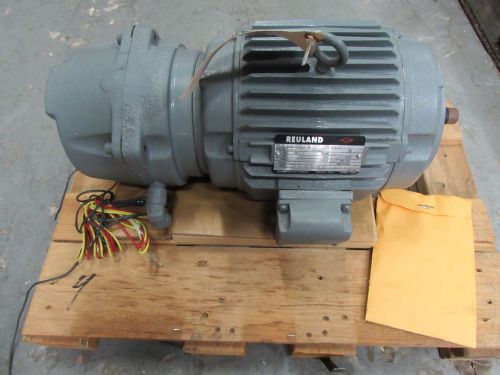 Reuland crane brake motor type coso , 2hp 230/460v 1800 rpm , 182tz fr. new for sale