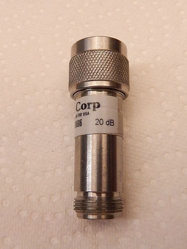 WEINSCHEL 1 20dB ATTENUATOR N(M/F)           533