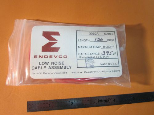 ENDEVCO 3060A LOW NOISE 500F CABLE 10-32 for ACCELEROMETER VIBRATION