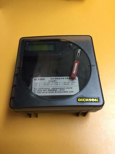 Dickson SL4350 4&#034; Temperature Chart Recorder