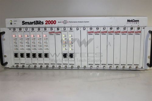 NETCOM SMARTBITS 2000 MULTI PORT STREAM LAYER PERFORMANCE ANALYSIS SYSTEM  usz