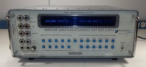 Plantronics Wilcom Model T308 Channel Access Set Tester Analyzer