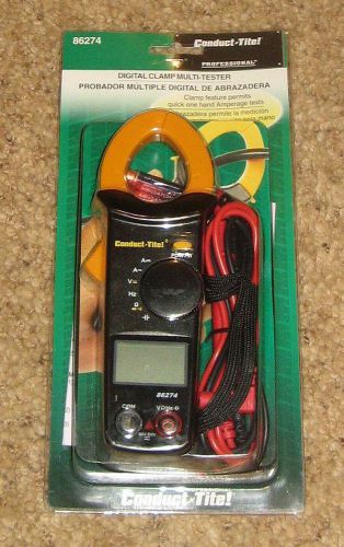 Conduct-Tite 86274 Digital Clamp MultiTester Multimeter Electrical testing motor