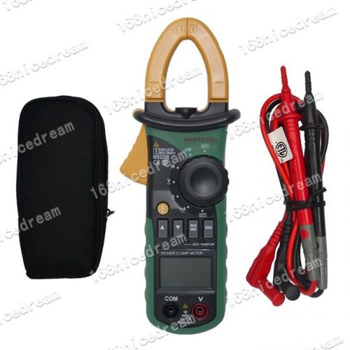 Pro MASTECH MS2208 Harmonic Power Clamp Meter Trms Kva Kvar Pf AC V A Freq N0151