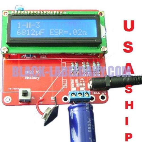 Diy kits capacitance esr inductance resistor meter tester npn pnp mosfet m168 for sale