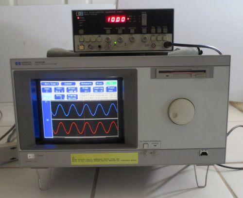 HP 16500B Logic Analysis System with 16532A 16555A and 16550A Modules &amp; PODS