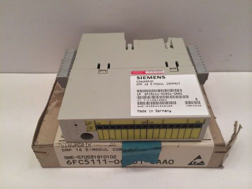 NEW! SIEMENS INPUT MODULE 6FC5111-0CA01-0AA0 6FC51110CA010AA0