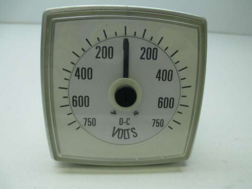 CROMPTON 750-0-7500 VOLTS DC METER D394834