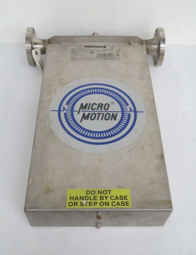 MICRO MOTION DS150S141SC MASS FLOW SENSOR 1500PSI 1-1/2 IN FLOW METER B473453