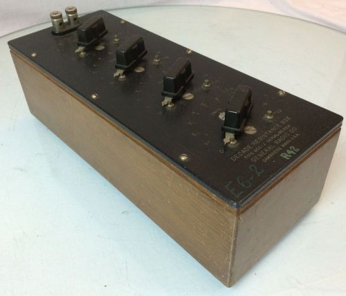 General Radio Decade Resistance Box Model 602-J