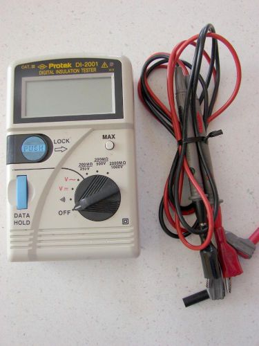 Protek DI-2001 Mega Ohm Digital Insulation Tester - Portable