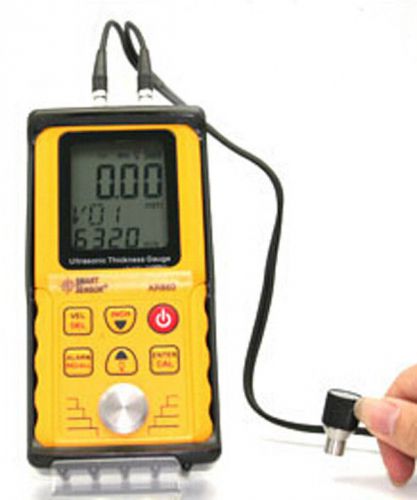 AR860 Ultrasonic Thickness Gauge Meter Range 1.0-300mm 6mm + 10mm Probes AR-860