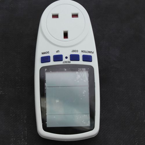 Uk plug power energy watt voltage volt meter electricity usage monitor analyzer for sale