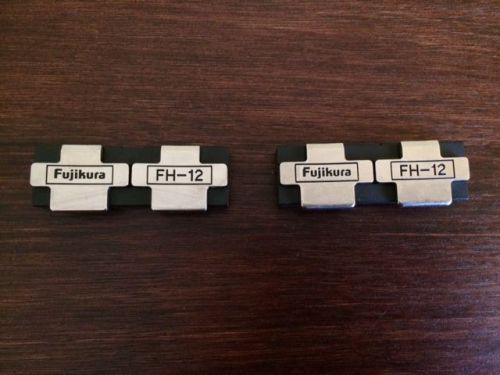 2X FUJIKURA FH-12 FIBER HOLDERS SPLICER