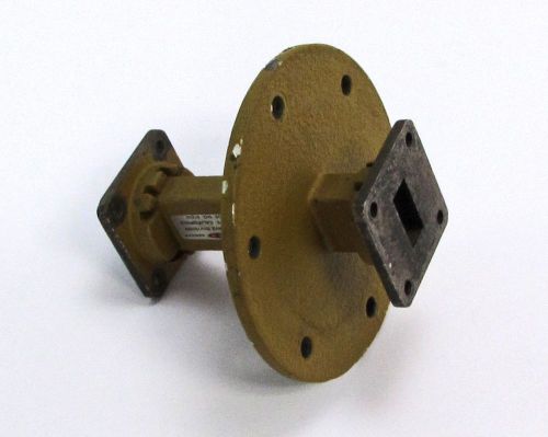 Systron Donner DBF-275 Waveguide Bulkhead Feedthrough WR-62, 12.4-18 GHz