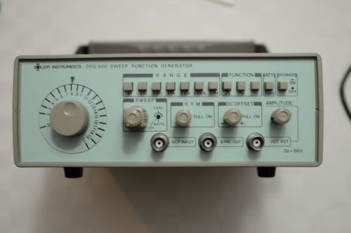 JDR Instruments DFG 600 .02Hz- 2Mhz Sweep/Function Generator