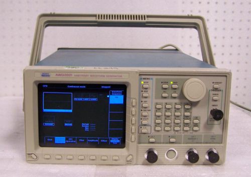 Tektronix AWG2021 Arbitary Waveform Generator Powers On