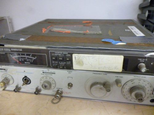 Lot of two HP/Agilent 8640B RF Signal Generators Sold for parts L333